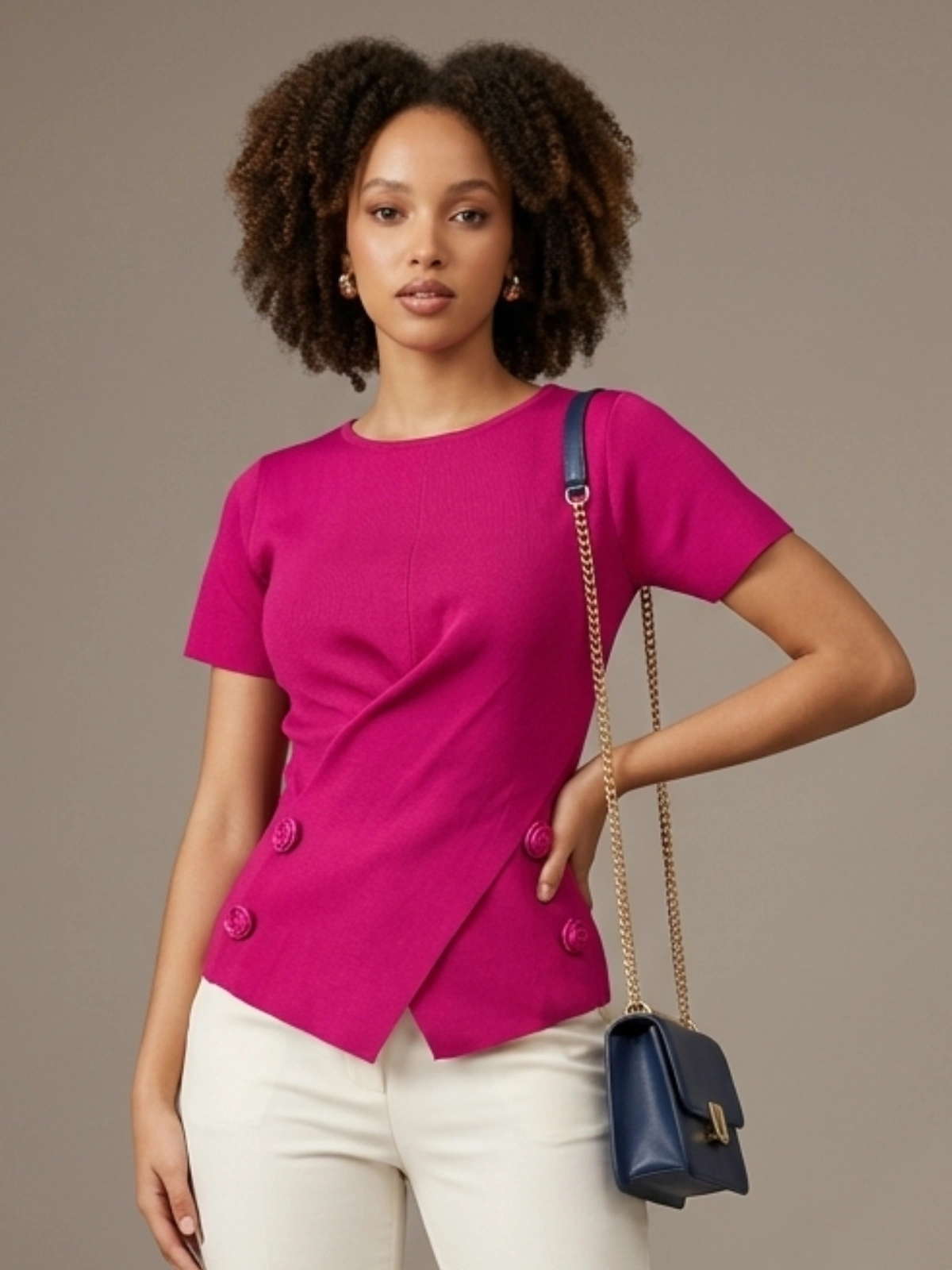 The Zari Rose Wrap - N/A tops available at theGirlyZone Kampala